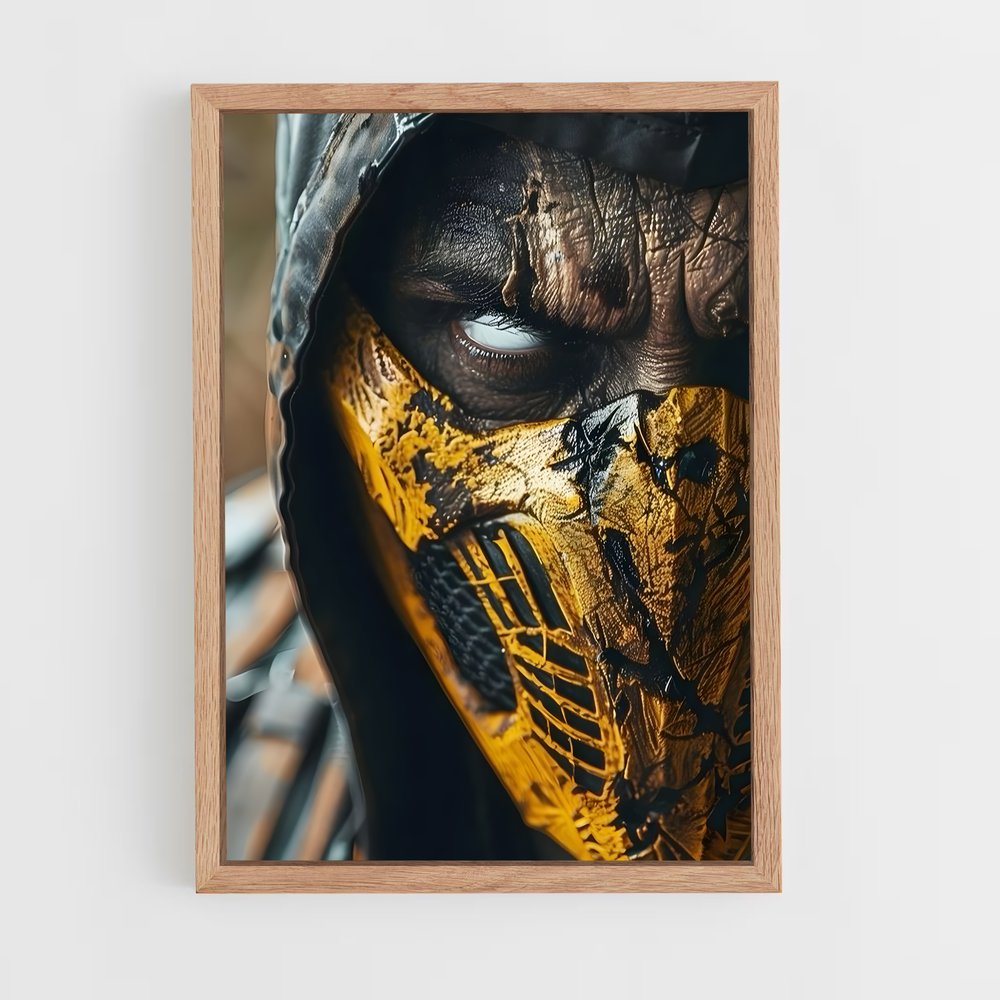 Poster Scorpion en Fureur – affiche Mortal kombat (vue 4)